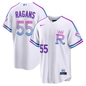 Kansas City Royals Cole Ragans #55 White 2026 City Connect Stadium Jersey