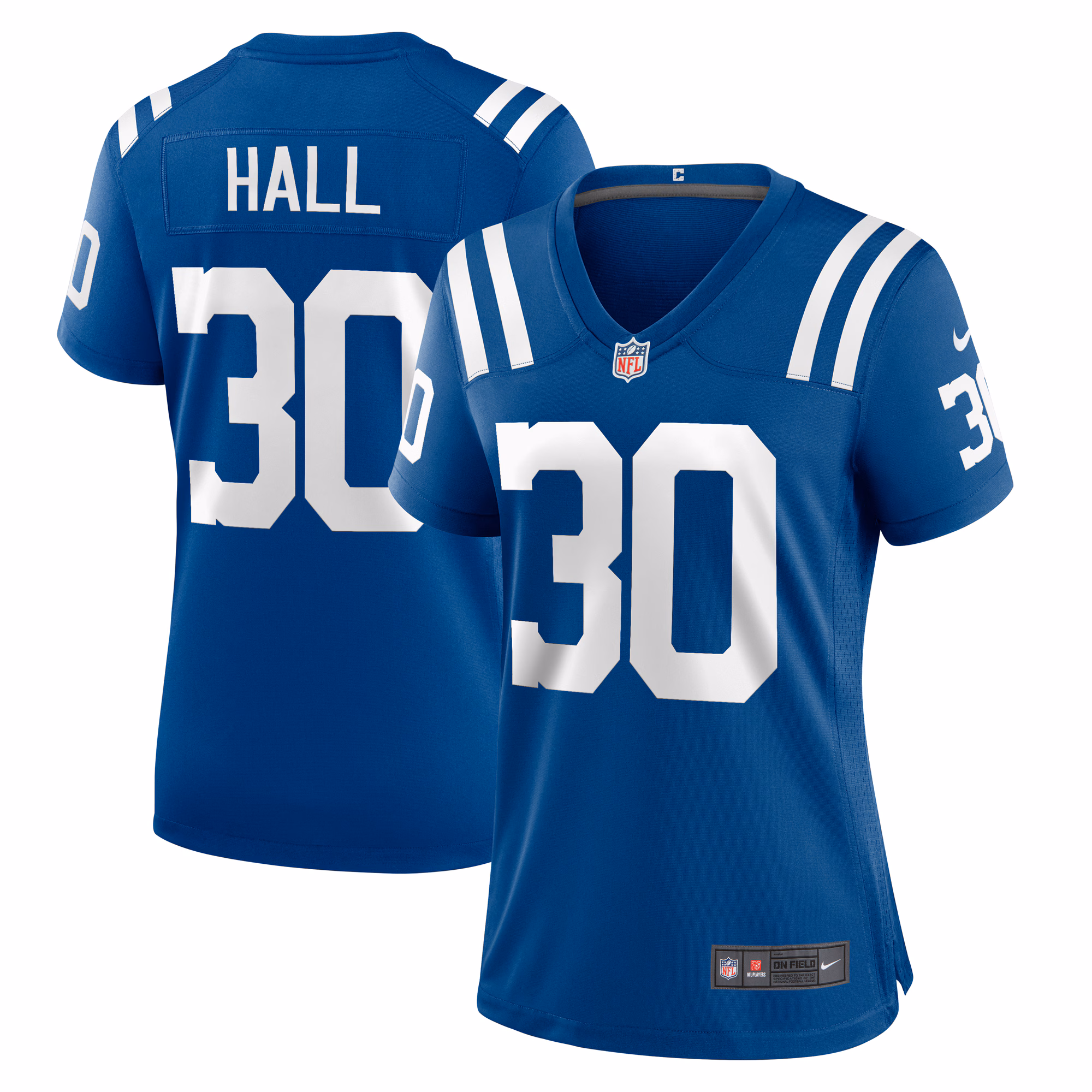 Darren Hall Indianapolis Colts Women's Team Game Jersey -  Royal