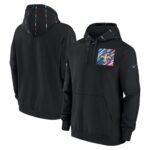 Men's  Black New Orleans Saints 2023 Crucial Catch Club Pullover Hoodie