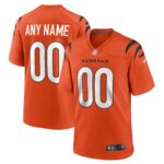 Cincinnati Bengals  Youth Alternate Game Custom Jersey - Orange