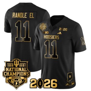 Randle El #11 Indiana Hoosiers Vapor Limited Football Jersey - 2025 National Champions - All Stitched