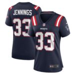 Anfernee Jennings New England Patriots Women's Team Game Jersey -  Navy