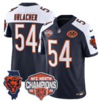 Brian Urlacher #54 Chicago Bears CHI 2025 NFC North Champions Patch Jersey V2 - All Stitched
