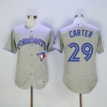 Toronto Blue Jays #29 Joe Carter Grey Flexbase Collection Stitched Jersey