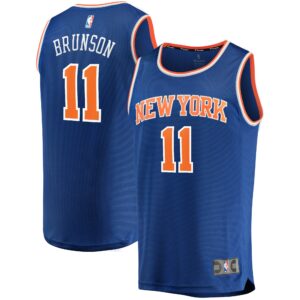 Jalen Brunson New York Knicks Fast Break Replica Jersey - Icon Edition - Blue