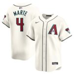 Men's Arizona Diamondbacks Ketel Marte  White Home Limited Player Jersey