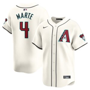 Men's Arizona Diamondbacks Ketel Marte  White Home Limited Player Jersey