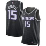 Davion Mitchell 2022/23 Sacramento Kings  Unisex Swingman Jersey - Statement Edition - Black