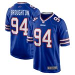 Cortez Broughton Buffalo Bills  Home Game Player Jersey - Royal