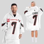 Adult C.J.S 7 Captain Houston Football Unisex Blanket Hoodie