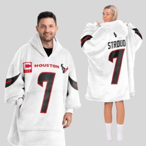 Adult C.J.S 7 Captain Houston Football Unisex Blanket Hoodie