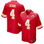 Chad Henne Kansas City Chiefs  Game Jersey - Red