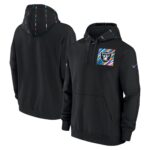 Men's  Black Las Vegas Raiders 2023 Crucial Catch Club Pullover Hoodie