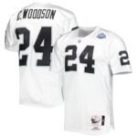 Charles Woodson Las Vegas Raiders  2002 Super Bowl XXXVII Authentic Retired Player Jersey - White