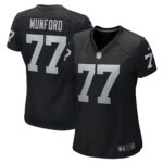 Thayer Munford Jr. Las Vegas Raiders Women's Team Game Jersey -  Black