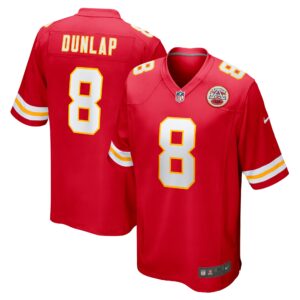 Carlos Dunlap Kansas City Chiefs  Home Game Player Jersey - Red