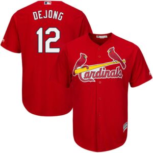 St. Louis Cardinals #12 Paul DeJong Red New Cool Base Stitched Jersey