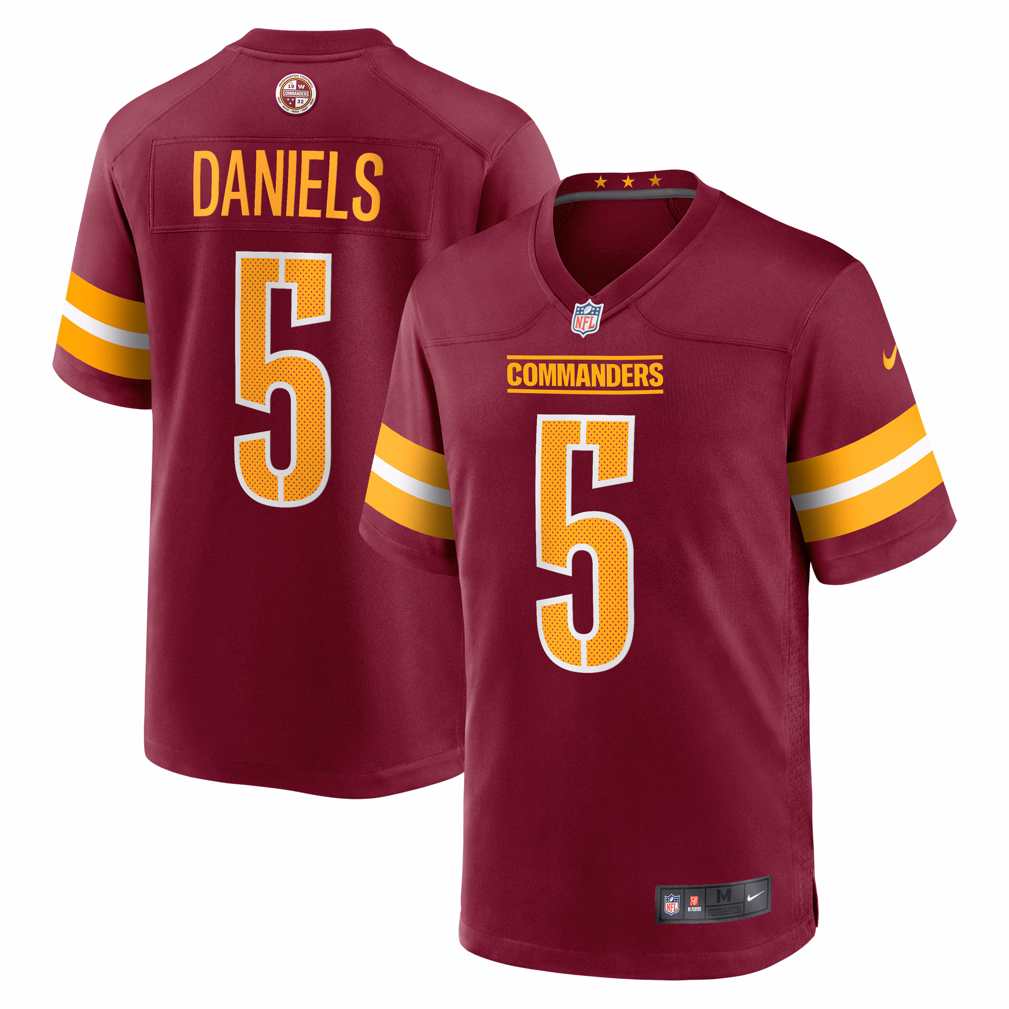 Jayden Daniels Washington Commanders 2024 Draft First Round Pick Player Game Jersey - Burgundy