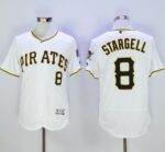 Pittsburgh Pirates #8 Willie Stargell White Flexbase Collection Stitched Jersey
