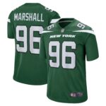 Jonathan Marshall New York Jets  Game Jersey - Gotham Green