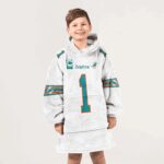 Kid 1 Miami Football Unisex Blanket Hoodie