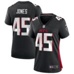 Deion Jones Atlanta Falcons  Women's Game Jersey - Black