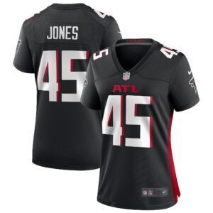 Deion Jones Atlanta Falcons  Women's Game Jersey - Black