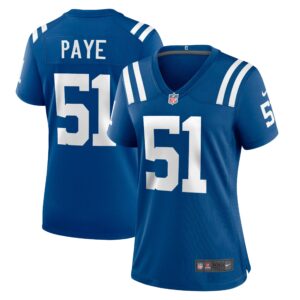 Kwity Paye Indianapolis Colts Women's Game Jersey - Royal