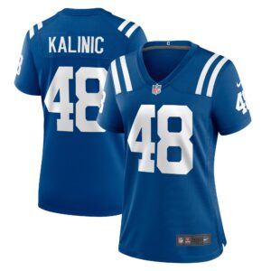 Nikola Kalinic Indianapolis Colts  Women's Game Player Jersey - Royal