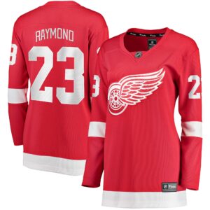 Lucas Raymond Detroit Red Wings Women's Home Breakaway Player Jersey - Red