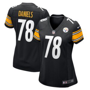 James Daniels Pittsburgh Steelers  Women's Game Player Jersey - Black