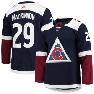 Nathan MacKinnon Colorado Avalanche  Alternate Primegreen Authentic Pro Player Jersey - Navy