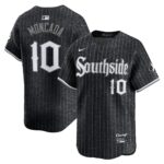 Men's Chicago White Sox YoÃ¡n Moncada  Black City Connect Player Jersey