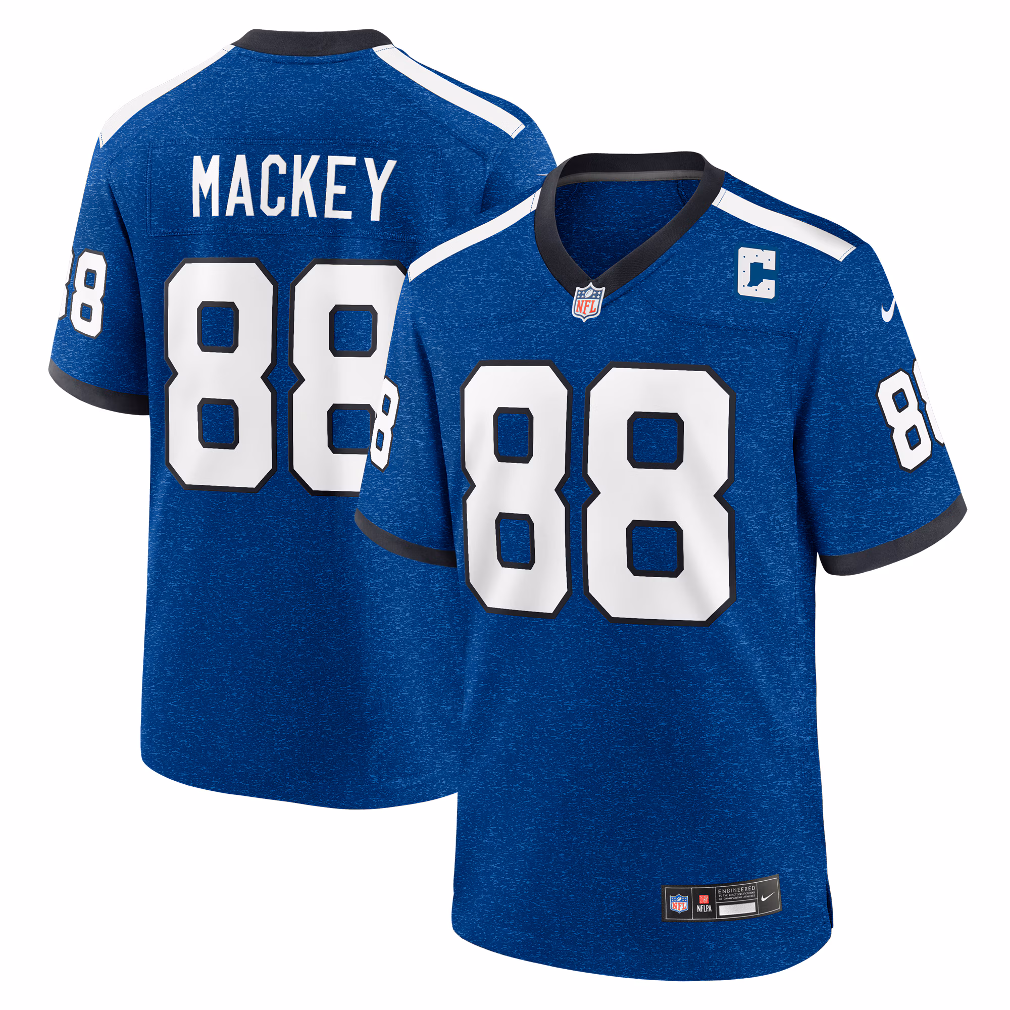 John Mackey Indianapolis Colts Indiana Nights Alternate Game Jersey - Royal