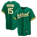Men's Oakland Athletics Seth Brown  Kelly Green Alternate Replica Jersey
