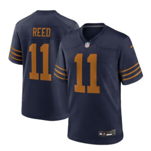 Green Bay Packers #11 Jayden Reed 23 Classic Game Jersey-Navy