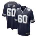 Tyler Guyton Dallas Cowboys 2024 Draft First Round Pick Player Game Jersey - Navy