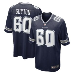 Tyler Guyton Dallas Cowboys 2024 Draft First Round Pick Player Game Jersey - Navy