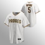 Men's San Diego Padres #5 Wil Myers Sand Brown Home Jersey