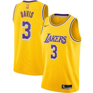 Anthony Davis Los Angeles Lakers 2020/21 Swingman Jersey Gold - Icon Edition