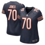 Braxton Jones Chicago Bears  Women's Game Player Jersey - Navy