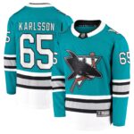 Erik Karlsson San Jose Sharks 30th Anniversary Premier Breakaway Player Jersey - Teal