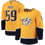 Roman Josi Nashville Predators  Home Primegreen Authentic Pro Player Jersey - Gold