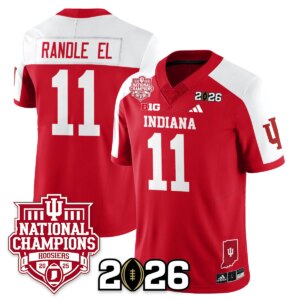 Randle El #11 Indiana Hoosiers Vapor Limited Football Jersey - 2025 National Champions - All Stitched