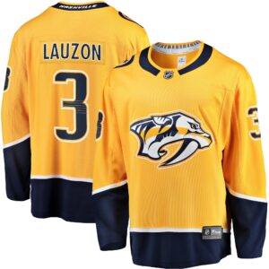 Jeremy Lauzon Nashville Predators Home Breakaway Player Jersey - Gold