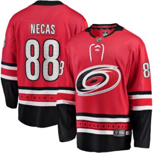 Martin Necas Carolina Hurricanes Home Breakaway Player Jersey - Red