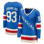 Women's New York Rangers Mika Zibanejad #93 Fanatics Blue Centennial Breakaway Jersey
