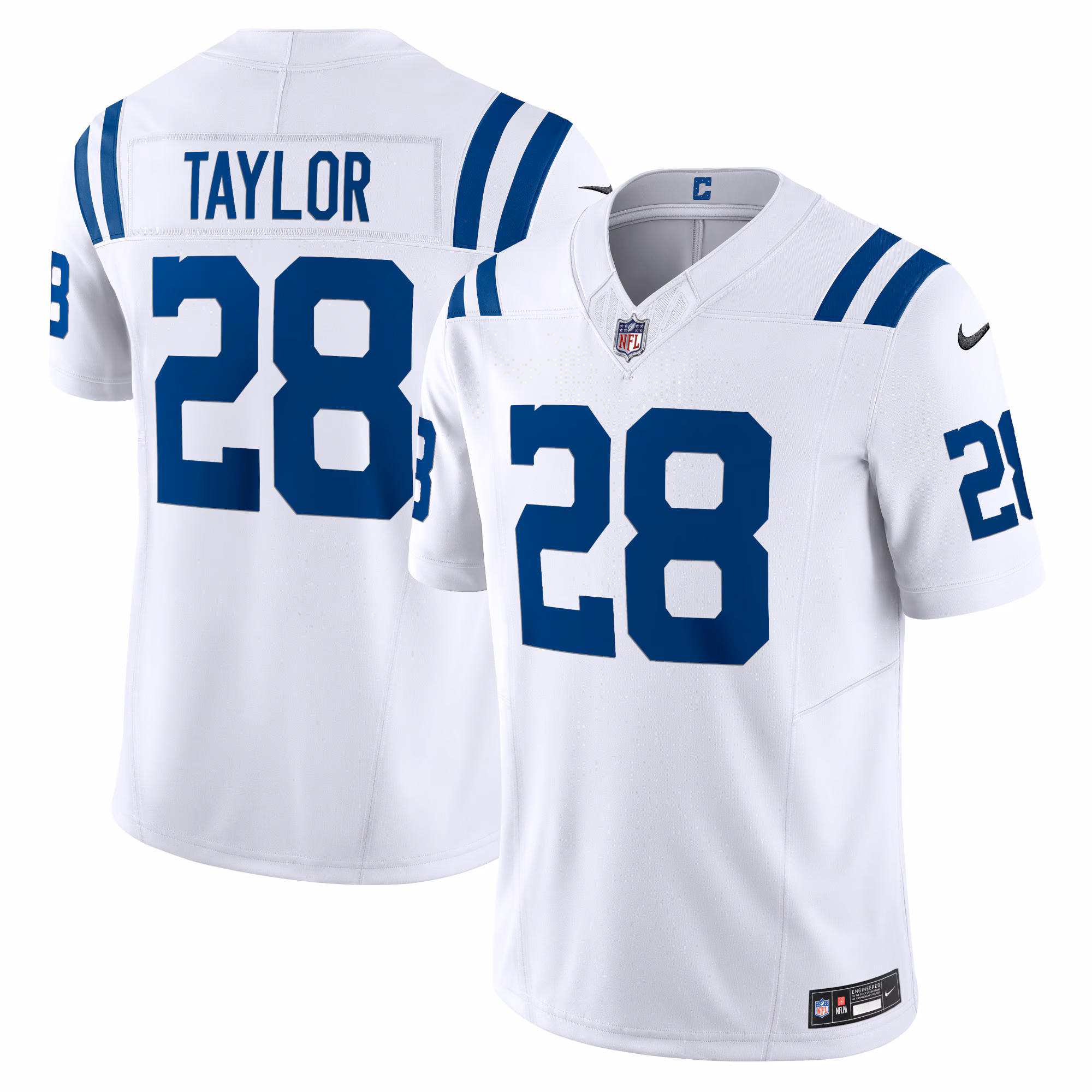 Jonathan Taylor Indianapolis Colts Vapor F.U.S.E. Limited Jersey - White
