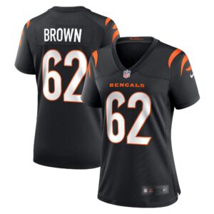Ben Brown Cincinnati Bengals  Women's Game Player Jersey - Black