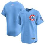 Men's Chicago Cubs Baby Blue 2nd Alternate Limited Jersey
